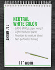 9" X 12" Premium Extra Heavy-Weight Acrylic Painting Paper Pad, 246 Pound (400Gsm), Spiral Bound, Pad of 12-Sheets (Pack of 2 Pads)