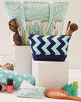 Assorted Cosmetic Tote Bag Packet, Code 9310 Sewing Pattern, One Size, White