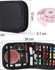104 Pcs Premium Sewing Kit, Portable Needle and Thread Kit for Beginners, Travelers and Adults, DIY Sewing Supplies with 18 Color Threads, 24 Needles, Seam Ripper, Scissors, Thimble Etc