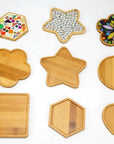 6Pcs Wooden Mosaic Base, Various Shapes Substrates for Mosaic Crafts DIY Mosaic Tiles Coaster Base…