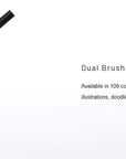 56217 Dual Brush Pen Art Markers, Retro, 10-Pack. Blendable, Brush and Fine Tip Markers