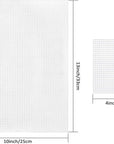 33 Pieces Mesh Plastic Canvas Sheets Kit Including 15 Pieces Clear Plastic Canvas, 12 Color Acrylic Yarn and Embroidery Tools for Embroidery Plastic Canvas Craft