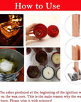 200 PCS Wood Wicks for Candles Making 0.5" X 5.9" Crackling Wooden Candle Wick for Soy Candle Making,Long Woodwick 100 Sets