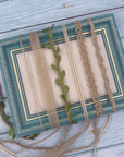 7 Rolls Jute Ribbons Burlap Ribbon Natural Jute Rope Decorative Jute Twisted String for Gift Wrapping Crafts Party Home Decoration (23.9 Yards)