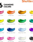 Color Change Acrylic Paint Set, 16 Colors Chameleon Colors Acrylic Paint in Bottles (60Ml/2Oz), Non-Toxic for Artists, Beginners and Kids on Rocks, Crafts, Canvas, Wood, Fabric, Ceramic