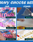 8 Sheets Stitch Iron on Transfers Iron on Decals for T-Shirts, Christmas Cartoon Blue Stitch HTV Heat Transfers Vinyl Iron on Applique for Clothes Pillow Hoodie DIY Crafts