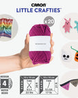 ® Little Crafties™ 20 Assorted Acrylic Yarn Skeins 63Yd Each for Knitting and Crochet Projects , Multipack Starter Kit