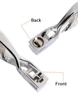 Slot Punch Badge Hole Punch Plier Tool for PVC ID Card Hand Held (Punch)