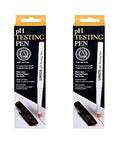 , PH Testing Pen, Pen Tester for Paper or Paperboard Products, Easy to Testing Paper, Turn Purple on Ph Neutrality Papers, 2 Pack