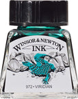 Drawing Ink, 30Ml Bottle, Black Dropper Cap