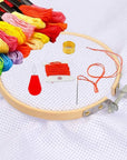 3 Pieces Embroidery Hoops 7/8/10 Inch,Round Bamboo Adjustable Frame Circle Ring Hoops for Embroidery,Cross Stitch,Ornament and Art Craft Sewing