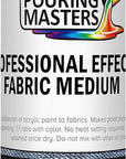 Professional Effects Fabric Medium, 4 Ounce Bottle - Extender, Improves Acrylic Paint Adhesion to Fabrics, Textiles, Increases Transparency, Flexible - Decorate Clothing, Bags, Shoes