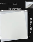 10 Pcs 7 Mil Blank Stencil Sheets, 12 X 12 Inches Mylar Templates Material for Stencils, Reusable Accetate Sheets for Crafts, Clear Craft Plastic Sheets, Mylar Template Sheets