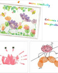 Craft Large Ink Pad Stamps Partner DIY Color,8 Colors Rainbow Finger Ink Pad for Kids (Pack of 8)