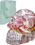 Skull Silicone Molds, 3D Extra Large Skeleton Skull Epoxy Resin Molds for Casting Arts Crafts, Home Decor, Parties and Holidays
