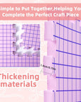 Knitting Blocking Mats and Pins, Blocking Mats for Knitting & Crochet Projects, Extra Thick Knitting Blocking Mats with 150 T-Pins and Storage Bag, Crochet Blocking Board for Crocheting