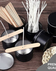 100Pcs Cotton Candle Wicks, 6 Inches Low Smoke Pre-Waxed Candle Wicks for Candle Making, Candle DIY
