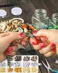 Jewelry Repair Kit with Jewelry Pliers, Jewelry Making Tools, Beading String and Jewelry Making Supplies for Jewelry Repair, Jewelry Making and Beading