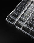 36 Grids Clear Plastic Organizer Box, Craft Storage Container for Beads Organizer, Art DIY, Crafts Jewelry Storage, Fishing Tackles, Rock Collection, 1 Pack