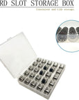 25 Pcs Metal Bobbins for Sewing Machine with Storage Box, a Class 15 Universal Bobbins in Case Compatible for Brother, Janome, Singer, Bernina, Toyata, Anime, Kenmore, Elna, Babylock by Lebeila