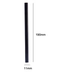 36Pcs/Lot 11Mmx190Mm DIY Hot Melt Glue Sticks Black Color for Hot Melt Gun Car Audio Craft General Purpose 1 (36PCS)