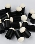 30 Pcs Craft Finger Sponge Daubers Drawing Project Finger Painting Sponge Set for Card Making, Painting, Stamping, Ink