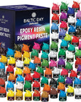 100 Pigment Pastes for Epoxy Resin Set - Pigment Paste - Opaque Resin Pigment - Epoxy Resin Dye Paste - Resin Paste Pigment - Resin Paste - Epoxy Resin Color Pigment Paste - Mica Powder Paste
