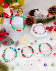Clay Beads Bracelet Making Kit,Flat round 6Mm Clay Beads for Jewelry Making with Pendant Charms Kit,Art Crafts Gift Sets for Girls Ages 3 4 5 6 7 8 9 10 11 12