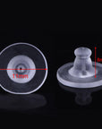 100 Pack Clear Rubber Earring Safety Backs Clutch Earring Pad