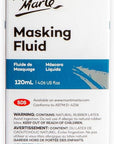Masking Fluid Premium 120Ml (4.06 US Fl.Oz), Masking Fluid for Watercolor Painting, Keeps Areas Free of Color and Edges Crisp, Resists Watercolor, Ink and Pouring Paint