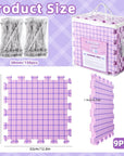 Blocking Mats for Knitting, Crochet Blocking Boards for Crochet Projects, Extra Thick Blocking Mat Boards for Crochet Projects with 150 T-Pins and Storage Bag for Knitting Crochet Projects