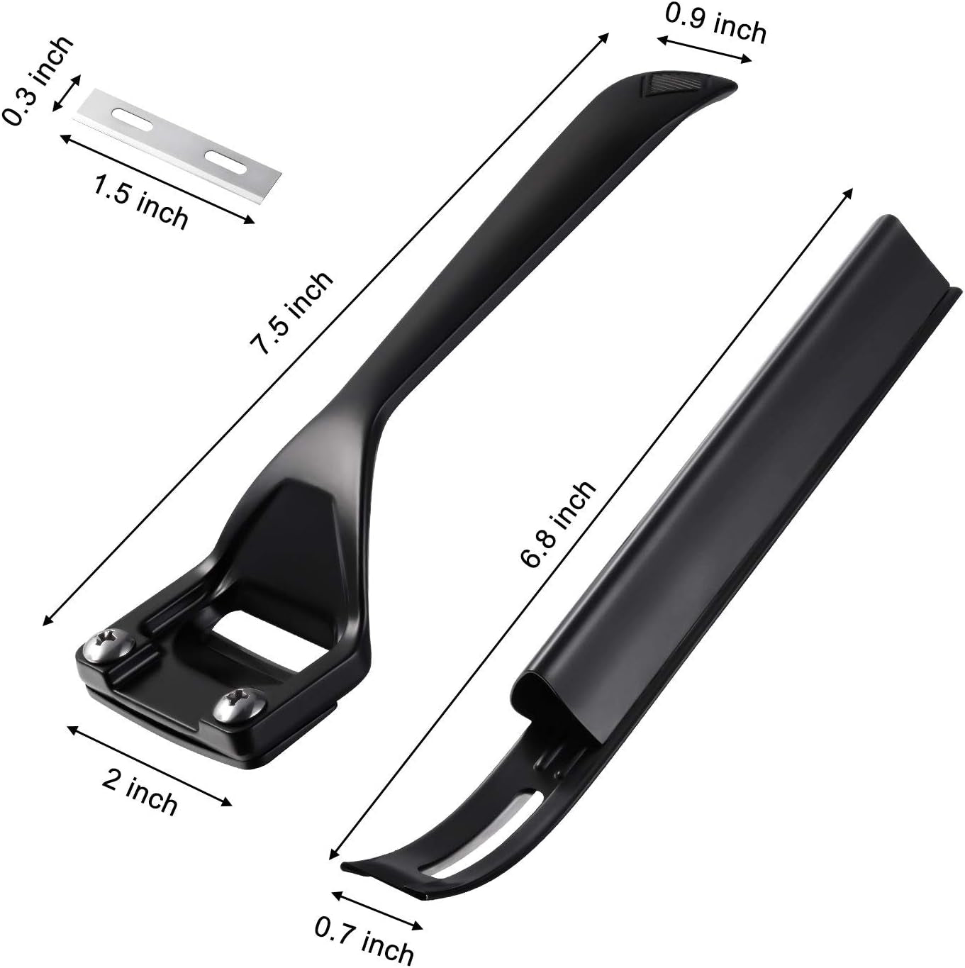 Metal Leather Skiver and Safety Beveler DIY Cutting Tool Kits with 6 Pieces Skiver Blades for Leather Craft DIY and Leather Making