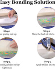 Fusible Interfacing for Sewing, Fusible Fleece, Iron on Interfacing Fabric for Sewing, Lightweight Fusible Interfacing Double Sided, Woven Interfacing Fusible Woven Fusible Interfacing 2 YD by 1.5 YD