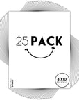 , Pack of 25, 8X10 Backerboards for Framing. Pack Contains 25 Backing Boards