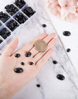 180Pcs 5 Sizes Nose Eyes Cabochons Flat Eyes Plastic Oval Nose 8~18Mm Animal Craft Nose Eyes Flatback Animal Nose for Amigurumi Bear Teddy Puppet Animal Stuffed DIY Making