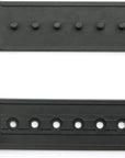 Snapback Strap 12 Pairs Black Plastic Snapback Hat Cap Snap Buckle Replacement Repair Strap with 7 Holes
