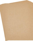 48-Pack Kraft Paper Sheets for Wedding, Brown Cardstock for Party Invitations, Announcements, Drawing, DIY Projects, Arts and Crafts, Letter Size, 120Gsm (8.5 X 11 Inches)