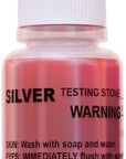 Silver Jewelry Test Kit Detect Plated Fake 999 Sterling Rings Coins Necklaces Bars Tester Scratch Stone