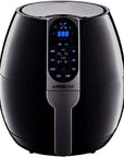 3.7-Quart Programmable Air Fryer with 8 Cook Presets, GW22638 - Black