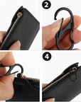 12Pcs Zipper Clips anti Theft Zipper Lock Clips Small Dual Locking Zipper Pull S Shaped Quick Disconnect Carabiner Clip Keeps Zippers Closed
