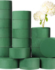 20 PCS round Floral Foam,Green Wet Foam Block,Wet Florist Floral Foam Block Flower Arrangement Supplies for Wedding Aisle Flowers,Party Decoration