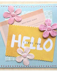 DECOP Embossed Punch Cute Flower