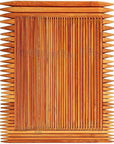 75 Pcs Double Pointed Knitting Needles Set, Carbonized Bamboo Knitting Needles, Knitting Needle for Handmade Creative DIY - 8'' Length 15 Sizes (2.0Mm -10.0Mm) (5 Needles/Size)