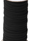 70-Yards Length 1/4" Width Black Braided Elastic Cord/Elastic