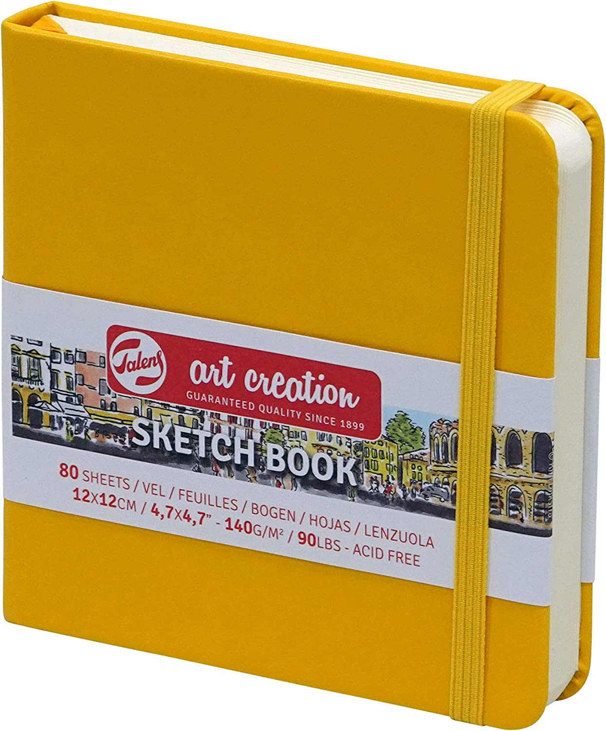Royal Talens T9314-313M 441866 Talens Art Creation Sketchbook, Drawing Notebook, 8.3 X 11.8 Inches (21 X 30 Cm), Coral Red