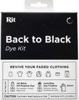 Rit Dye Back to Black Bundle – Includes Standard Back to Black Kit + 8 Oz. Black Rit Dye Liquid & Additional Plastic Gloves