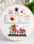 3 Sets Learn to Embroider Kit, Begginer Embroidery Kit for Adults, Embroidery Starter Kit with Patterns, Needles, Ajustable Hoop, Instructions