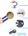 12 PCS Button Extenders for Jeans, Pants Button Extender, Waist Extenders for Pants for Women Men, No Sewing Instant Waistband Extension 1-1.8 Inches