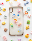 Slime Charms Cartoons Charms Cute Set - Mixed Lot Assorted Cartoons Kawaii Charms Resin Flatback Cute Sets for DIY Crafts Making,Decorations,Scrapbooking,Embellishments,Hair Clip 80Pcs