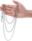 3Pcs Belt Chain, Pocket Chain, Chains for Wallet, Pants, Jeans, Goth Accessories for Eboy, Egirl, Men and Women